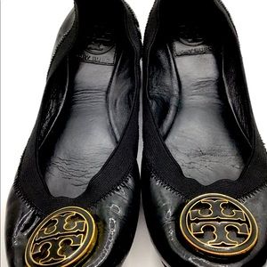 Tory Burch black flat ballet type flats. Size 7M